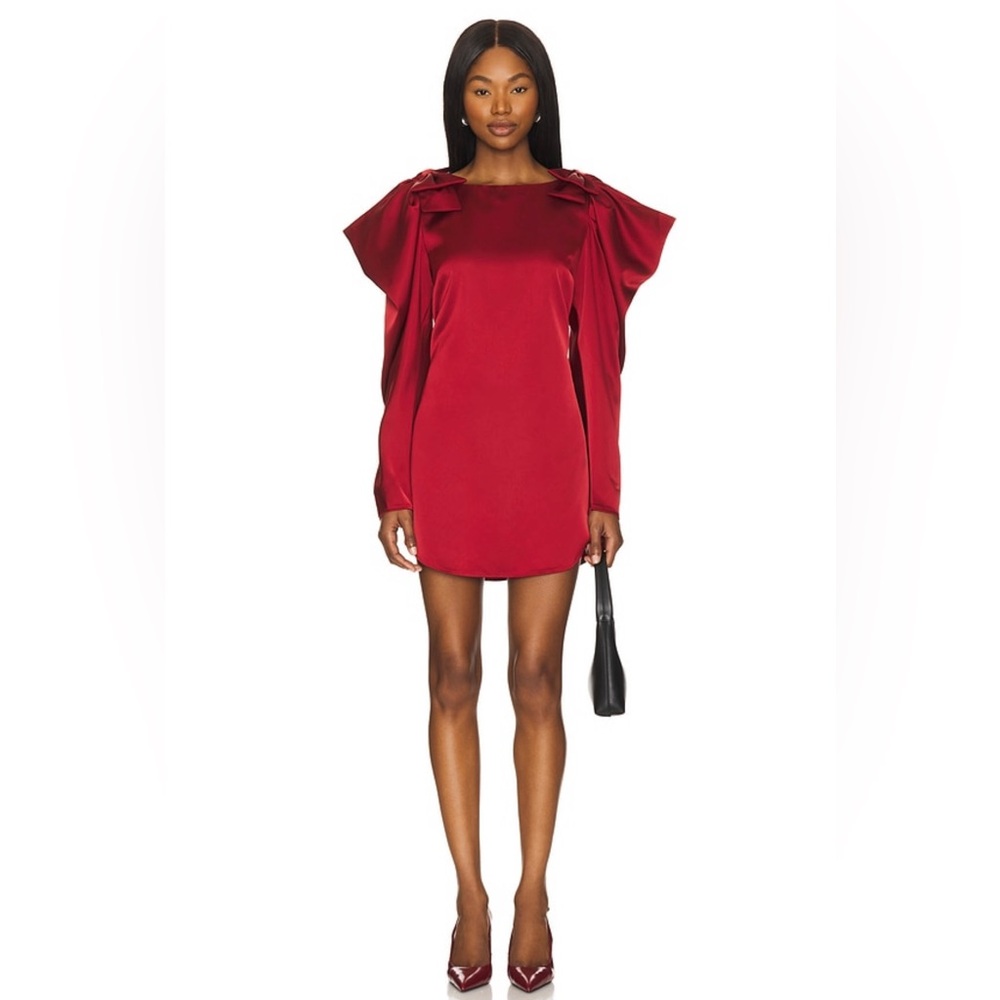 Stone Cold Fox Bold Red Long Sleeve Dress